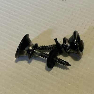 2000's Japan Jackson Dinky Guitar Factory Black Oversize Strap Buttons image 4