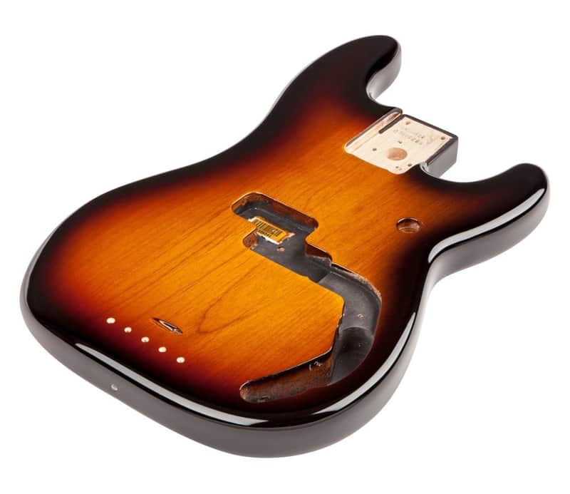 Fender Mexico/Mexican Precision/P-Bass Brown Sunburst Alder Body