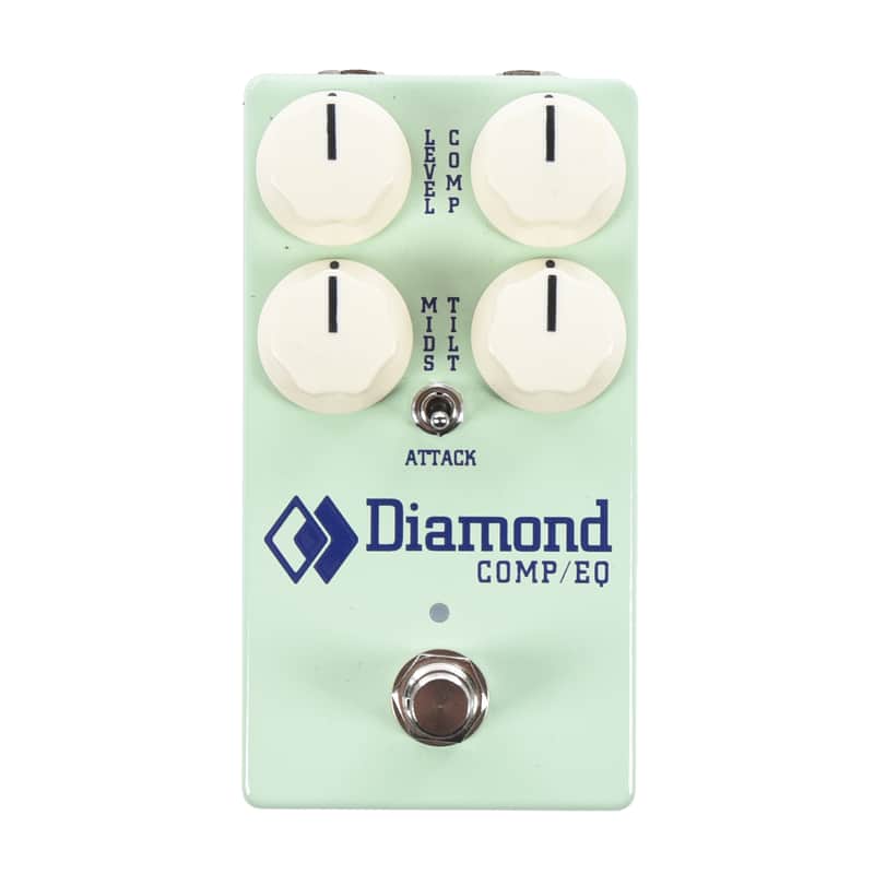 Diamond Pedals Comp/EQ Pedal Surf Green image 1
