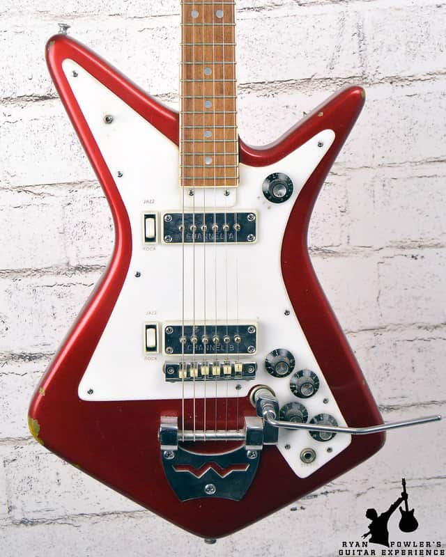 1960s Wurlitzer Gemini Stereo Candy Apple Red | Reverb