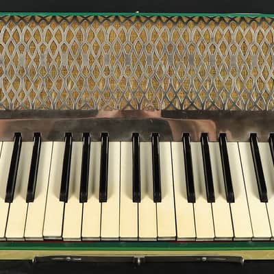 Vintage Hohner Tango IV Piano Accordion Pearl Red w/ Case Made in Germany image 2