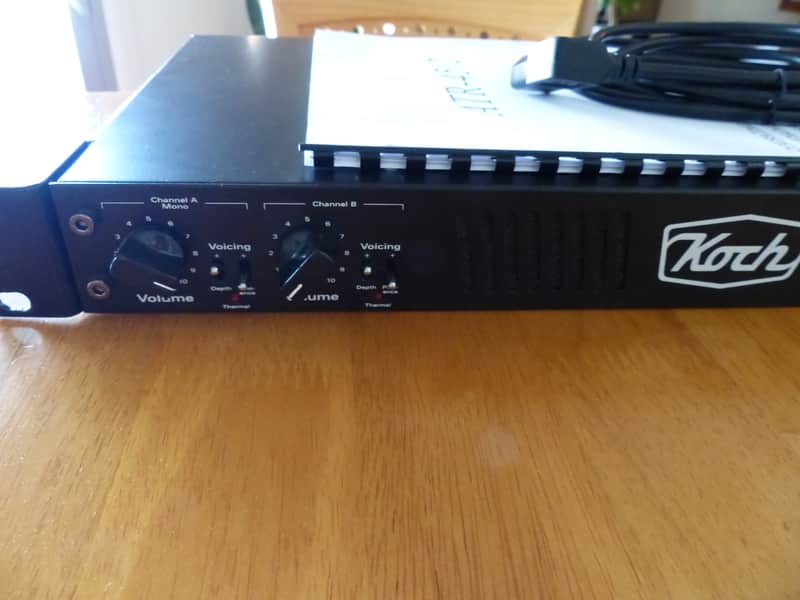 Koch ATR-4502 90W Stereo Rack-Mounted Guitar Power Amp Black | Reverb
