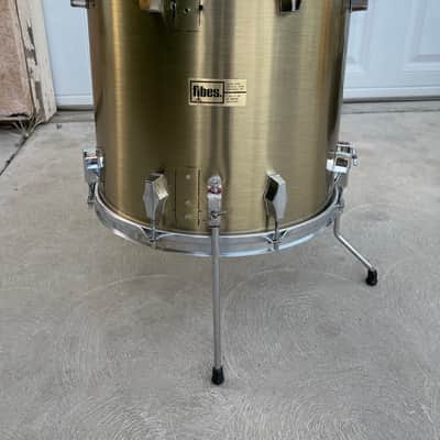 Fibes Floor Tom 16x16 Early 70s - Brass image 2