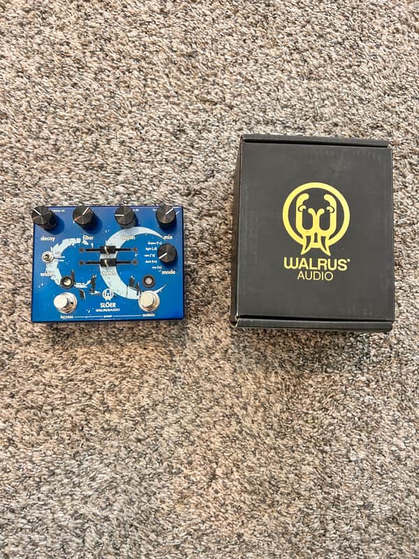 Walrus Audio Slöer Stereo Multi-Texture Reverb 2023 - Present - Lollipop Blue image 1