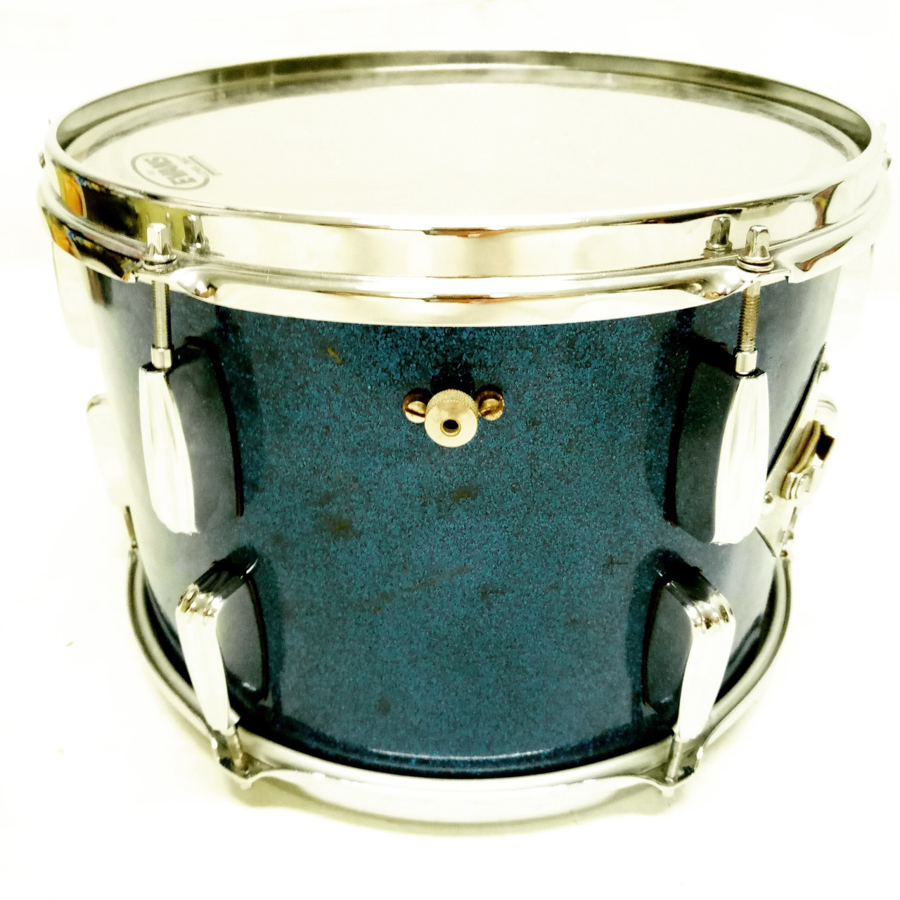 Slingerland 9x13"Blue Sparkle Radio King 3Ply Mahogany/Thick ReRings Tom Drum40s — main photograph