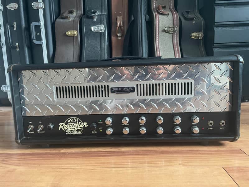 Mesa Boogie Dual Rectifier Rev F 2-Channel 100W Guitar Amp Head (1990s / Made in USA) image 1