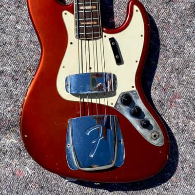 Fender Jazz Bass 1968 - Candy Apple Red - Custom Color - CAR image 2