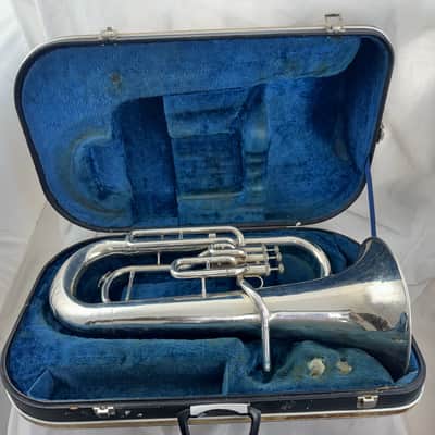 Yamaha YEP-201S Standard Euphonium 2010s - Silver-Plated image 2