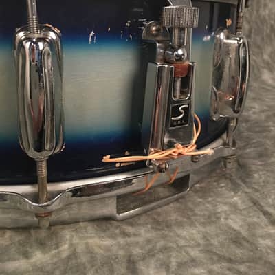 Slingerland Snare 1960's Blue silver duco image 9