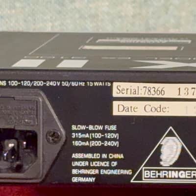 Behringer Ultrafex II EX3100 2-Channel Multiband Sound Enhancement Processor 1990s - Black / Silver Bild 8