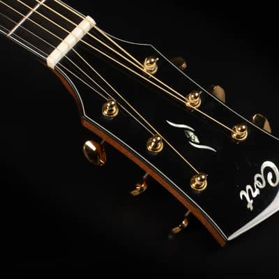 2022 Cort Gold Edge - Natural | All Solid Grand Auditorium Acoustic Guitar Torrefied Sitka Spruce Top Myrtlewood L.R. Baggs Anthem Pickup | OHSC image 8