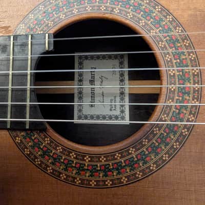 Simon Marty Handmade classical guitar 2001 - French polish image 2