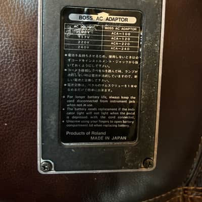 Boss DM-2 Delay (Black Label) 1981 - 1984 - Pink image 10