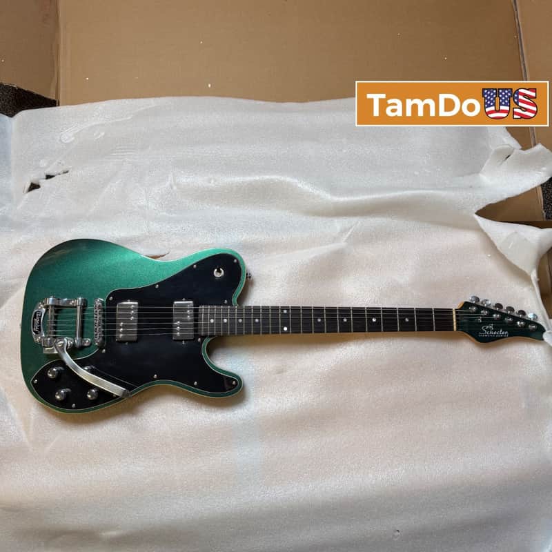 Schecter PT Fastback II B Electric Guitar - Dark Emerald Green image 1