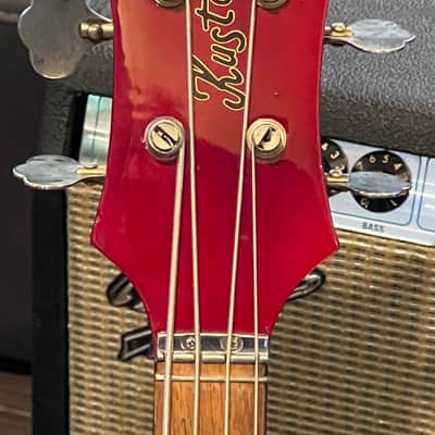 Kustom K-200 -  1968 - Translucent Cherry Bass guitar (Full restoration 100%) image 2