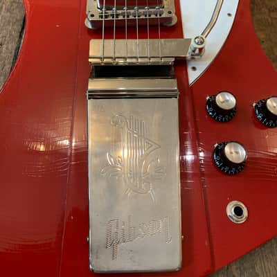 2022- 1963 Firebird V Reissue with Maestro Vibrola Light Aged Cardinal Red Murphy Lab image 7