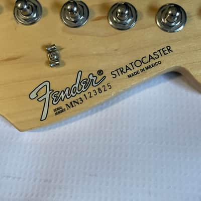 1993 MIM Fender Mexican Stratocaster Loaded Guitar Neck 21 Fret Maple Board image 5
