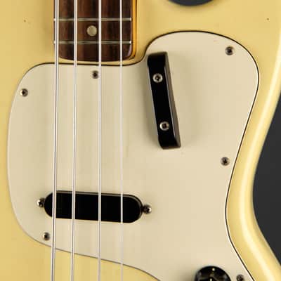 1971 Fender Musicmaster Bass Olympic White image 12