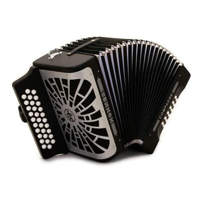 Hohner Compadre GCF Accordion with Gig Bag (Black) image 1