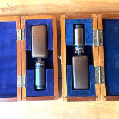 RARE stereo pair - Vintage Reslo SR1 M Ribbon Microphones high output - 300 ohms image 2