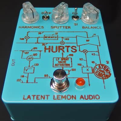 Latent Lemon Audio Hurts - Harmonic fuzz / distortion / overdrive / Percolation device image 2