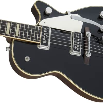 Gretsch G6128T-53 Vintage Select ’53 Duo Jet with Bigsby TV Jones Black with Bag image 7