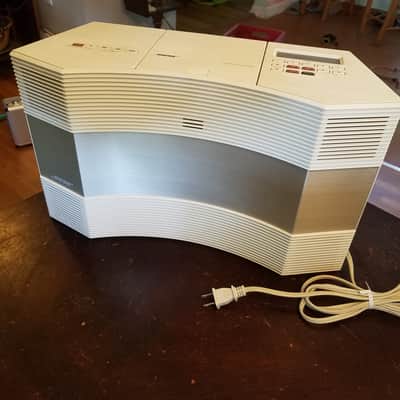 Acoustic Wave Music System II NO REMOTE CD-3000 1998 - White and Silver image 1