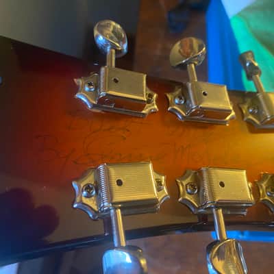 Super Rare Mosrite Joe Maphis Doubleneck Semie Moseley Signed 1986 image 14