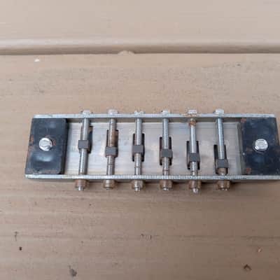 Vintage 1970's Hayman Electric Guitar Bridge w/ Screws! Rare, Original Part! image 3