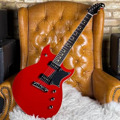 Reverend Reeves Gabrels Dirtbike Royale Royale Red Electric Guitar W/ Original Box & Case Candy! image 1