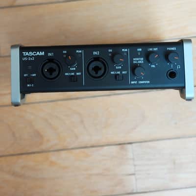 TASCAM US-2X2 USB Audio Interface 2010s - Black image 4