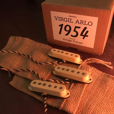 Virgil Arlo 1954 Model Strat (Original White Label Arlos) 2019 Tan image 1