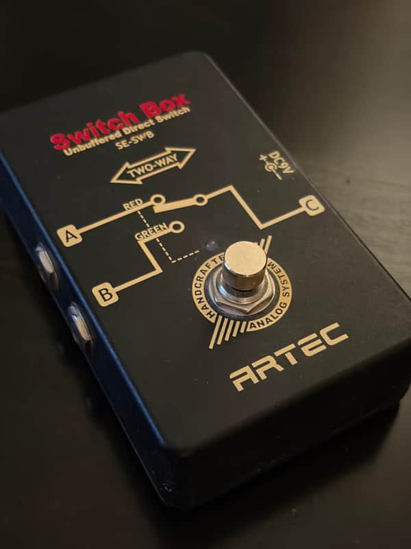 ARTEC SE-SWB passive lSE-SWB - A/B Guitar Switch Pedal image 1