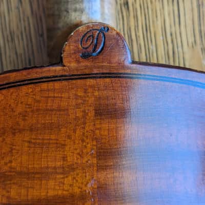 Salvadore de Duro violin full size turn of the century - Golden Brown image 3