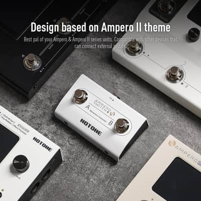 HOTONE Dual Footswitch Pedal Momentary 2-Way Pedal Foot Switch Controller Switch 6.35 mm image 3