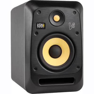 KRK V6 Series 4 6" 2-Way Powered Studio Reference Monitor, Black image 3