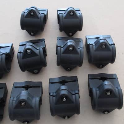 Alesis Drum Rack Mount Lot of (10) Clamps - All Very Clean with No Missing Bolts image 7