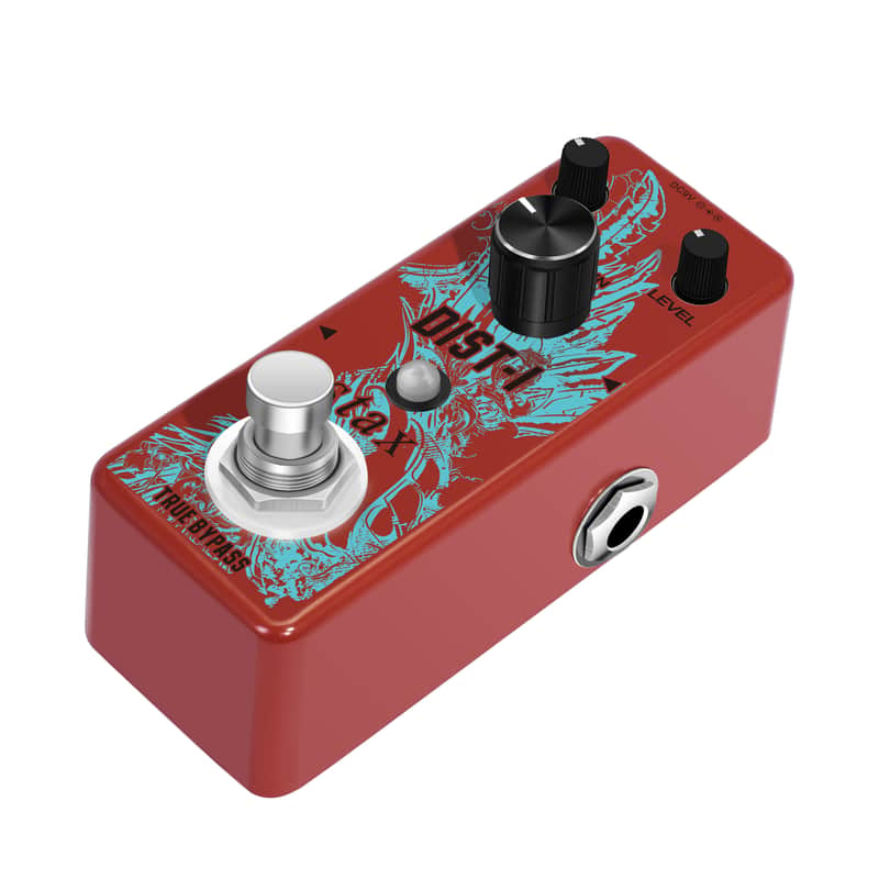 STAX LEF-301A DIST-I Distortion Pedal True Bypass Mini Metal Guitar Effect Stompbox--Shipped from Irvine Warehouse in California by USPS image 1