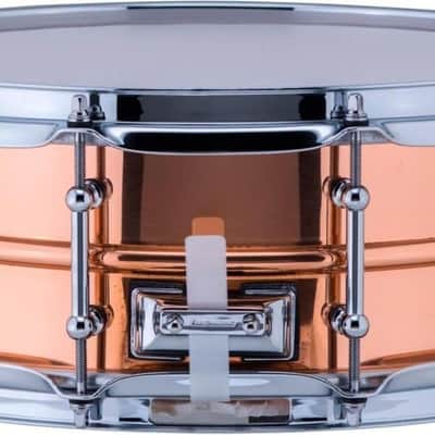 Ludwig Copper Phonic Smooth Snare Drum 14 x 5 in. Smooth Finish with Tube Lugs image 4