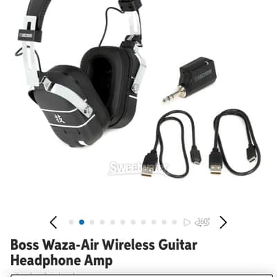 Boss WAZA-AIR Wireless Guitar Headphone Amp with case - Black image 3
