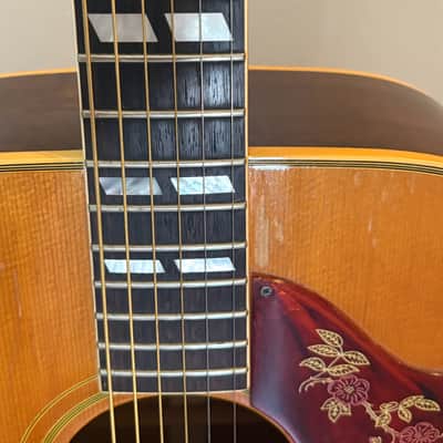Gibson DOVE 1969 - Natural Top (rare brown maple sides and back) image 5