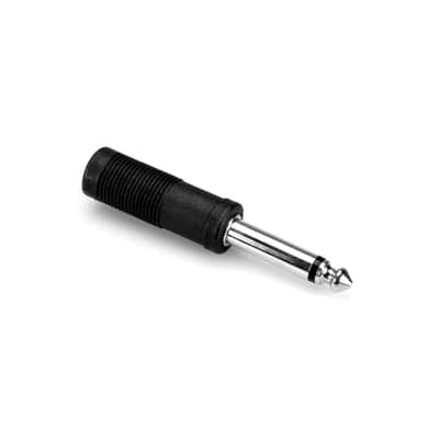 Hosa GPP-290 Convertor (1/4" TRS Jack - 1/4" TS Jack) image 1