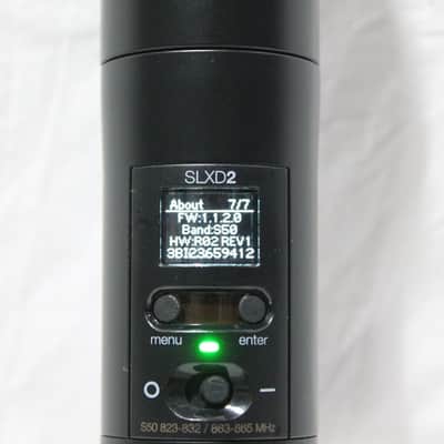 Shure SLXD2 S50 SM58 transmiter S50 823-865 MHz image 4