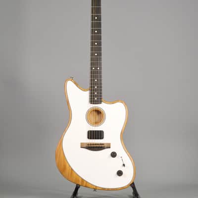 FENDER AMERICAN ACOUSTASONIC JAZZMASTER ARCTIC WHITE image 2