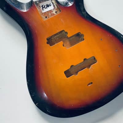 Sunburst Bass Guitar Basswood Body image 2