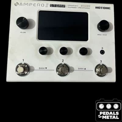Hotone MP-300 Ampero II Stomp Amp Modeler / Effects Processor 2021 - Present - White - X18670 image 2
