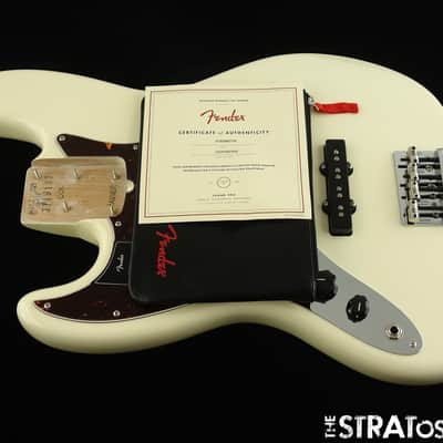 LEFTY Fender American Professional II Jazz Bass LOADED BODY, J USA Olympic White image 2