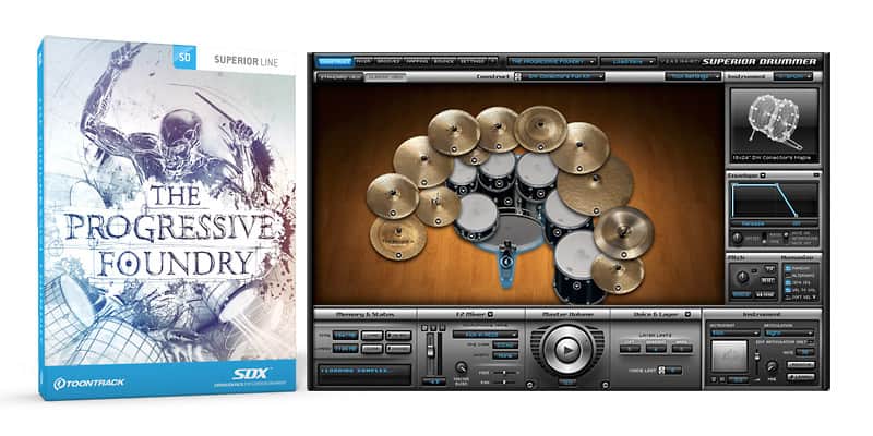 Toontrack The Progressive Foundry SDX Expansion for Superior Drummer 2 image 1