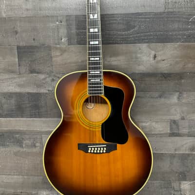 Guild F-412 SB 1976 Natural with case ! image 2