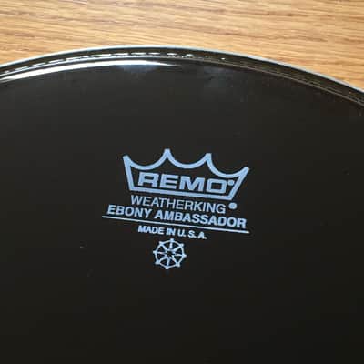 3 Remo Weatherking Ambassador EBONY 20/16/12 BASS TOMS Drum Heads Drums Lot USA image 5